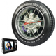 Illustration for article titled Racing Rim Camera Is Clock, Spy Cam, MP4 Player, Impossibly Fugly